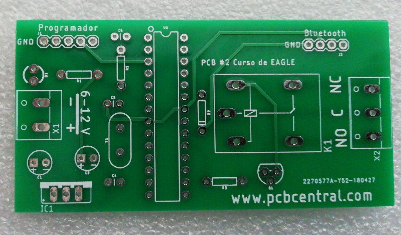 PCB diseñada en PCB central