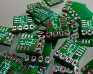 Fabricación de PCBs, lote de 5 piezas, color verde, de hasta 5x5cm, 14-16 días