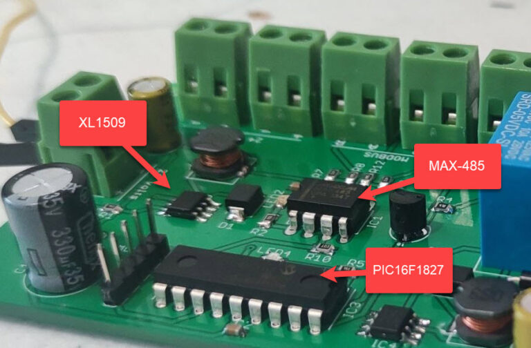 PCB para la comunicación RS-485